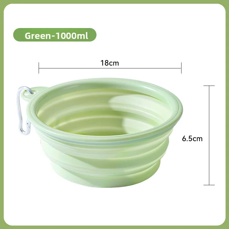 Macaron Folding Bowl, Dog Out, Portable Folding Bowl, Pet Bowl, Food Basin, Outdoor Drinking Bowl, Drinking Water