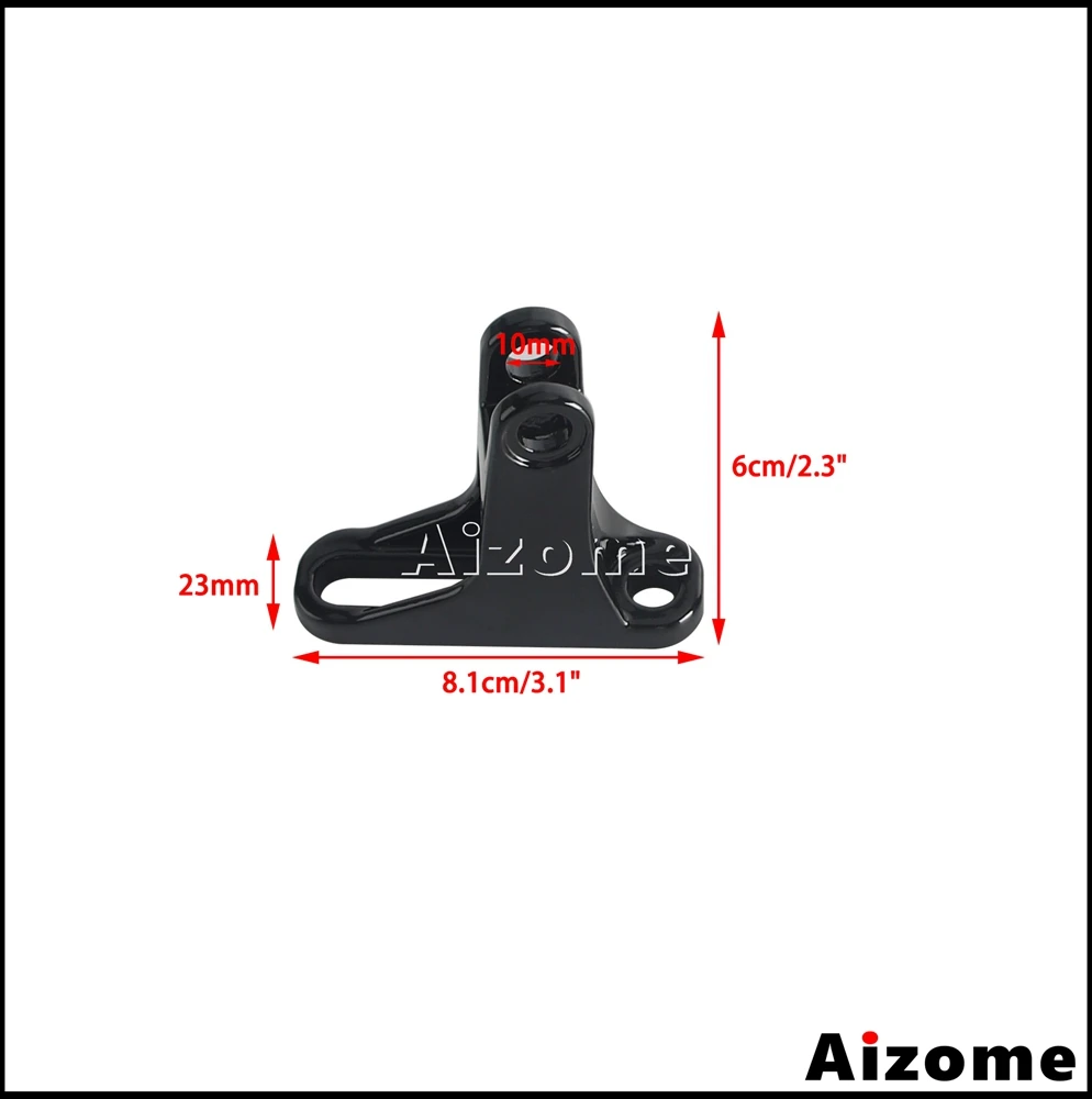 Motorcycle Left Right Rear Footpeg Mount Kit Iron Material Style Holder For Harley Touring Road Glide Road King Models 1993-up