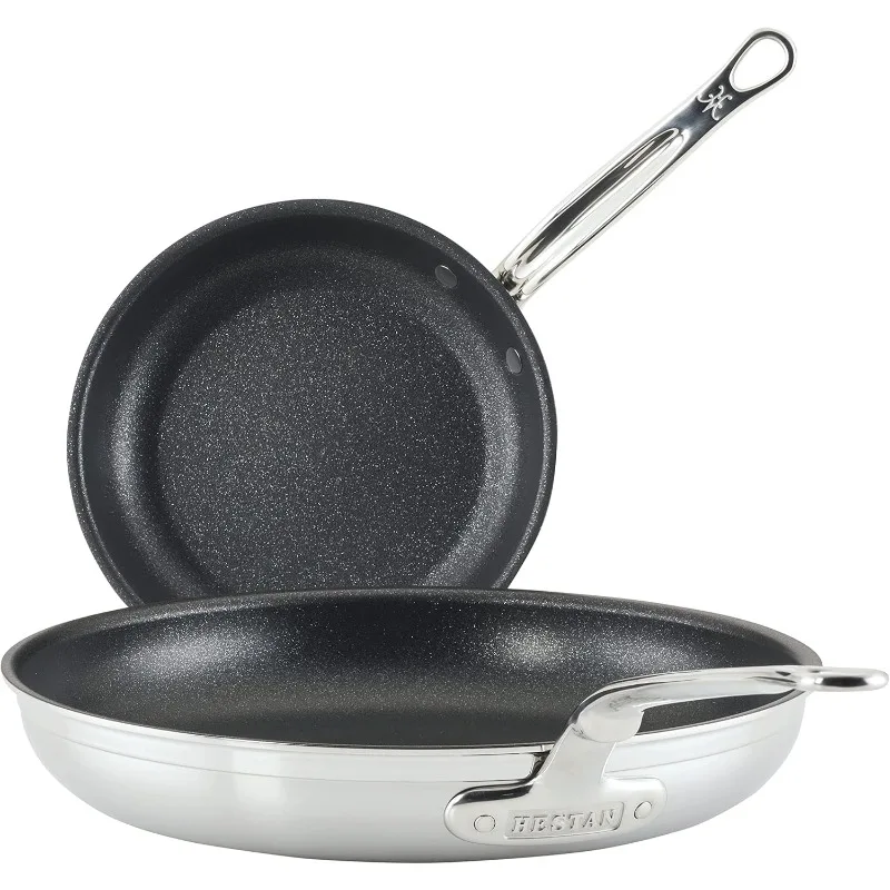 

Stainless steel frying pan, induction and dishwasher safe， cookware set non stick kitchen