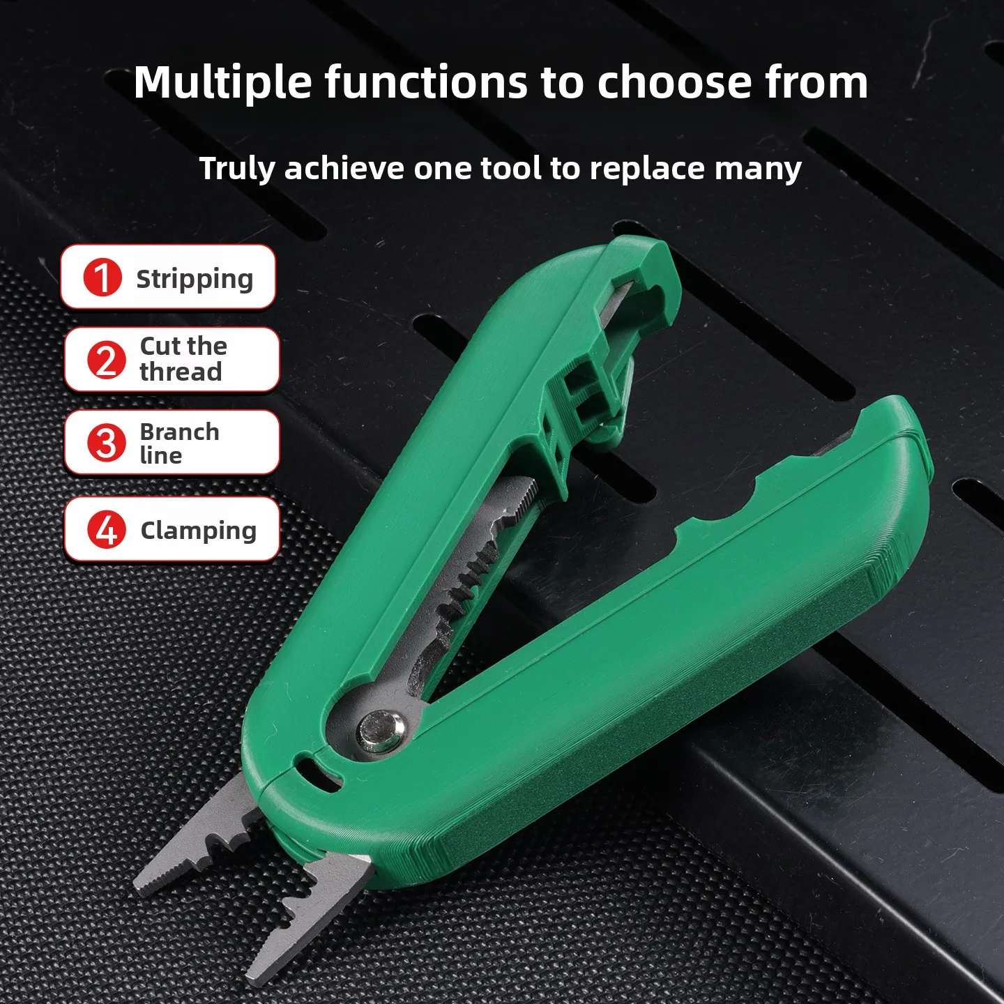 

Multi-purpose Portable Mini Wire Stripper - Multifunctional Cable Splitting & Cutting Tool
