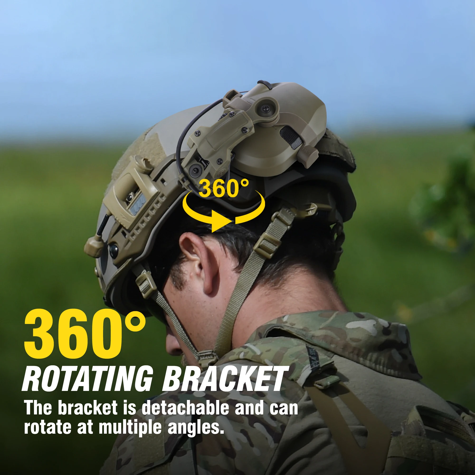 In-Ear Protectors Military Tactical Electronic Outdoor Hunting Sound Pickup Noise Reduction Protection Headphone NRR 23dB