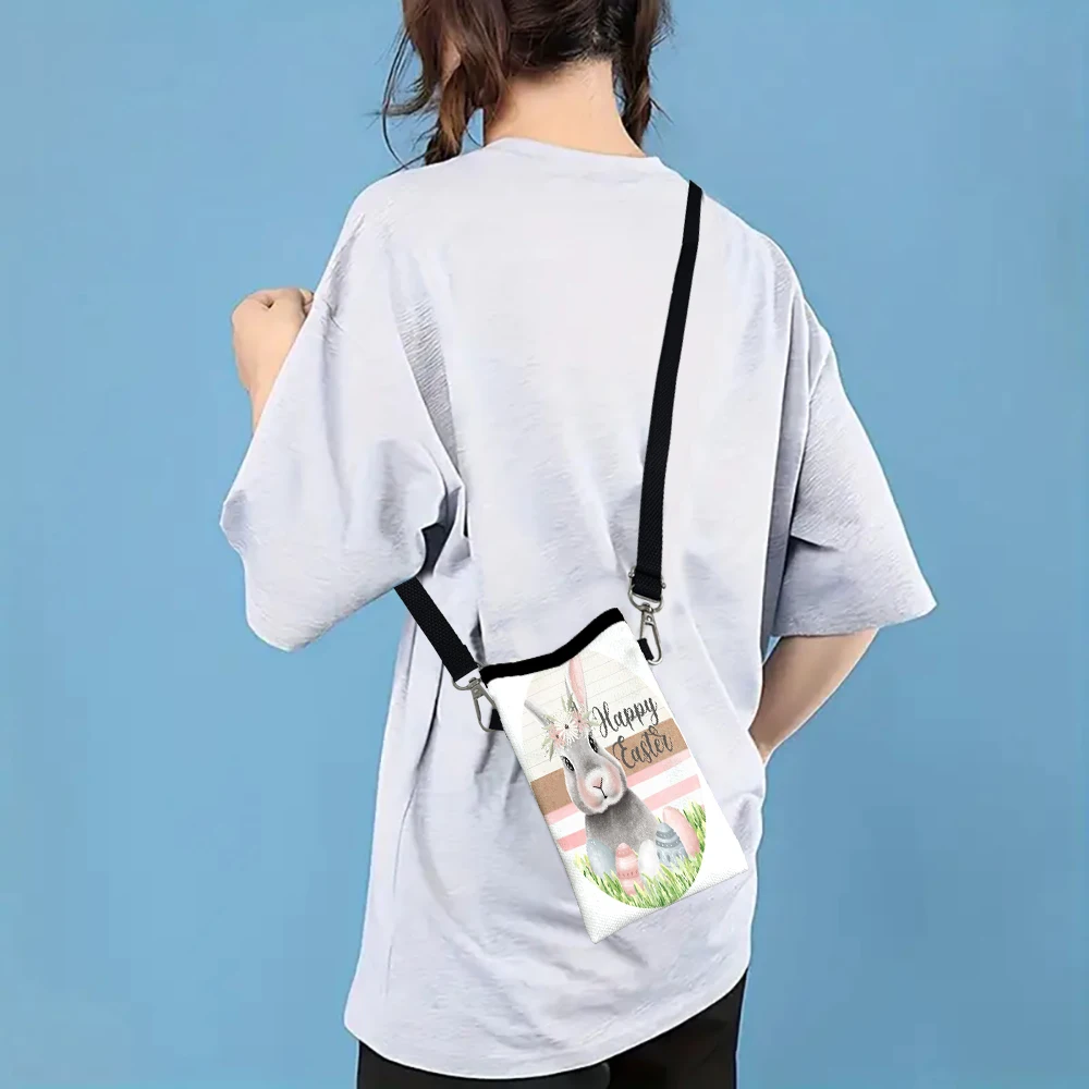 

Garland Rabbit Fashion Mobile Phone Bag Multifunctional Crossbody Phone Bag Adjustable Strap Shoulder Bag for Women12.25