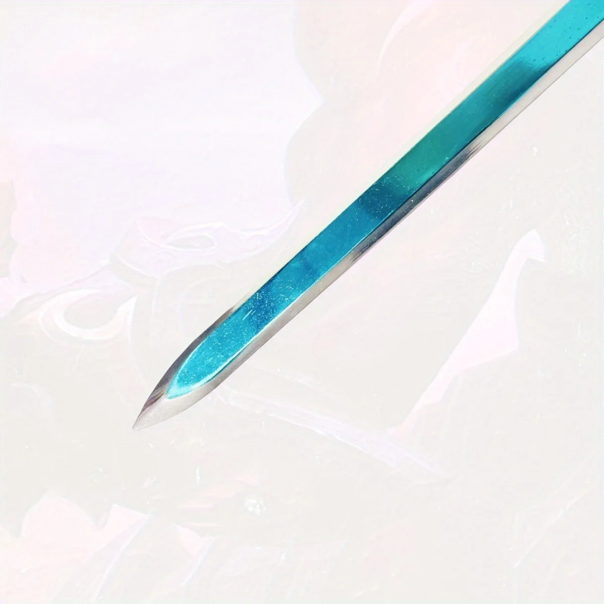 11.8inch Blue Sword Metal Katana Sword Original Samurai Sabre Ninja Knife Japanese Katana Sabre Cosplay Accessories Prop Toy