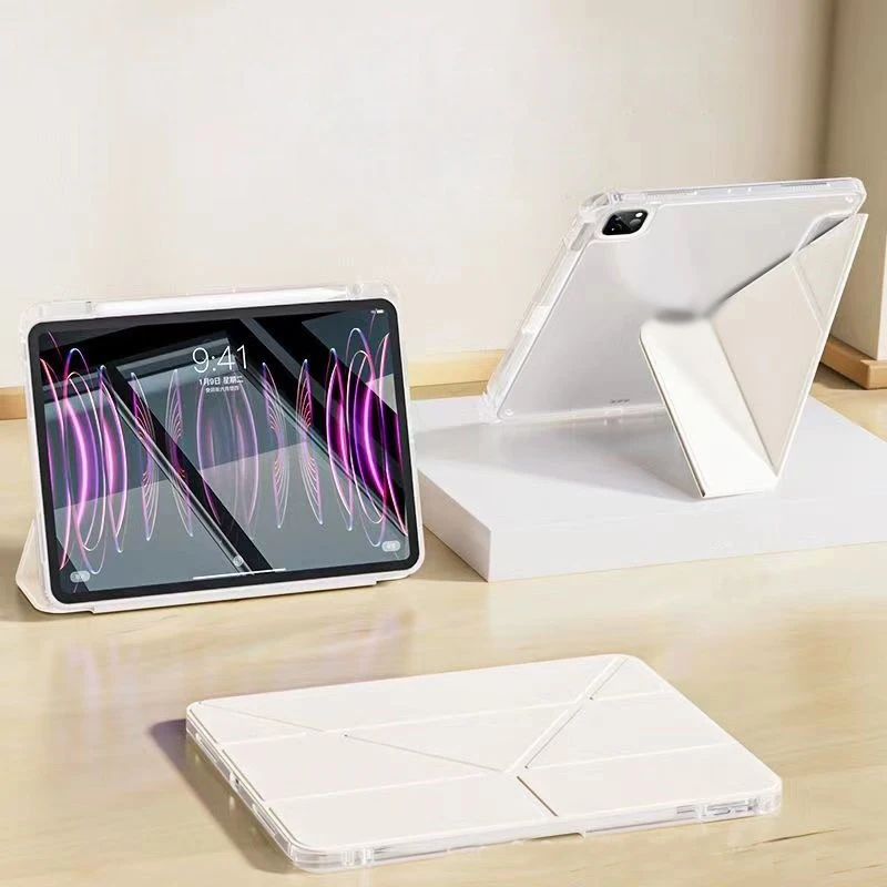 Tablet Case New Magic Smart Stand Fold Holder Skin For Apple iPad A16 2025 iPad Air 11/Pro 11/Pro 13/iPad Mini 6/7 8.3 Inch Case