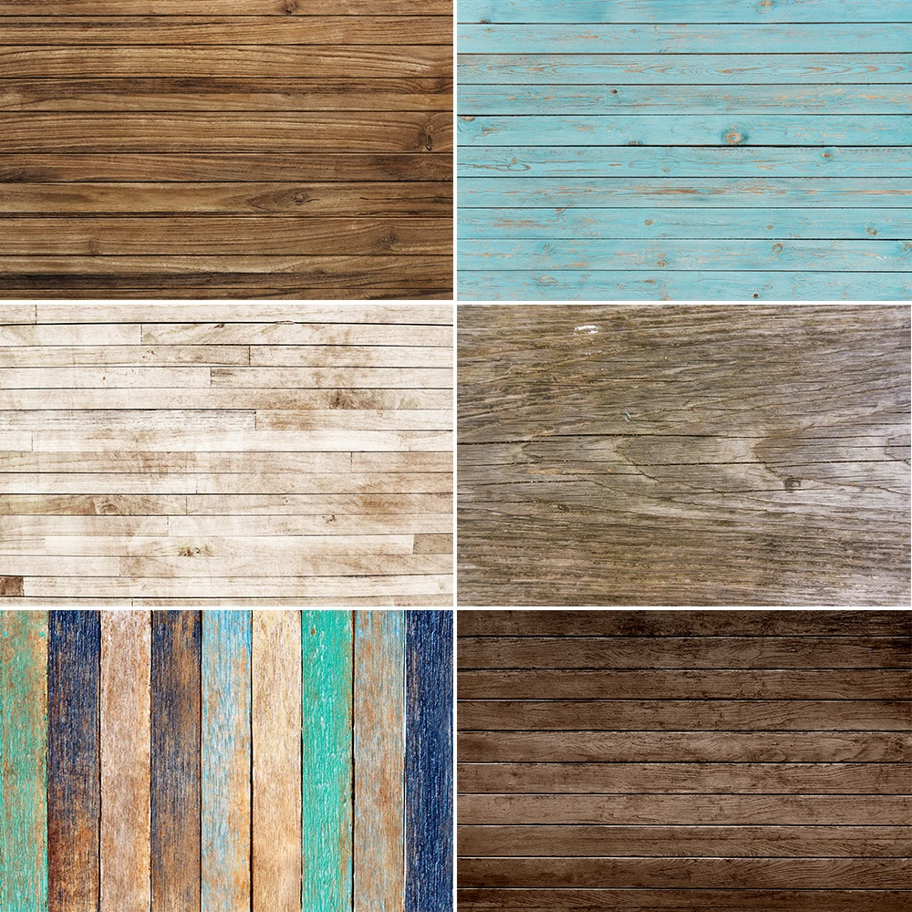 

Wooden Board Plank Texture Photography Backgrounds Food Newborn Baby Pet Portrait Photocall Prop Photozone Photo Backdrops