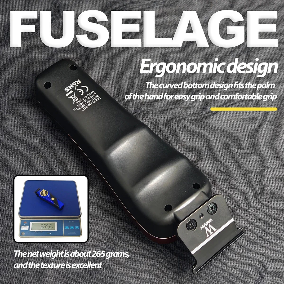 WMARK 9213 محرك الإرتفاع المغناطيسي النقش المقصات اللاسلكية 9000 دورة في الدقيقة مقص الشعر الرجال المهنية صالون الشعر المتقلب