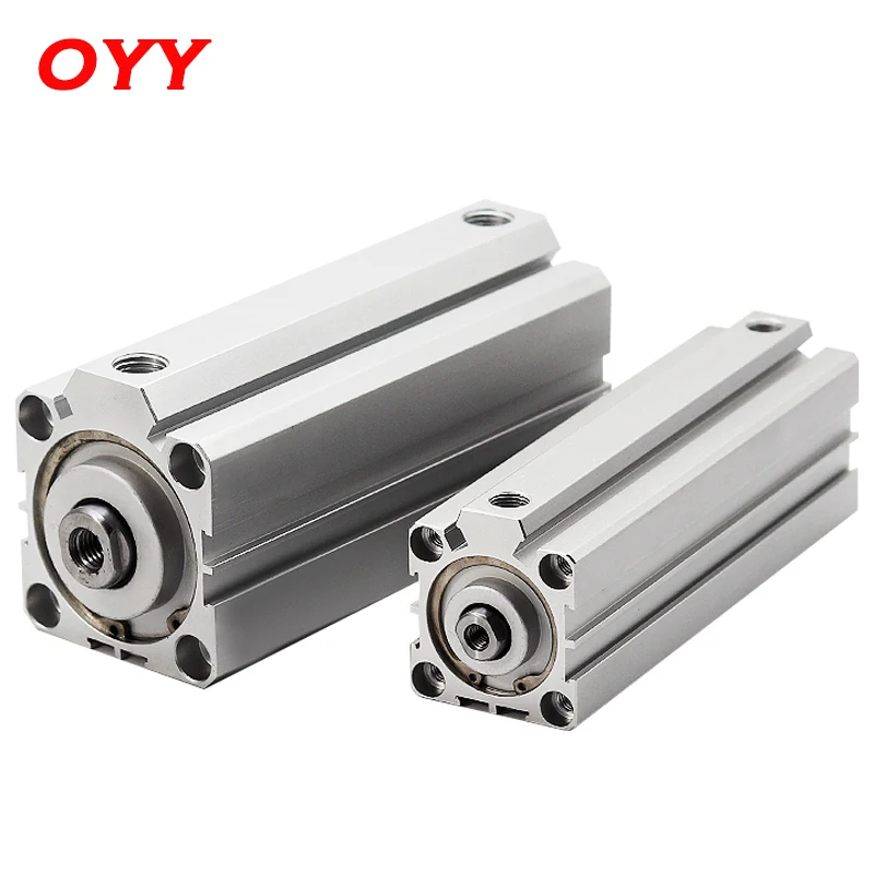 Pneumatic Cylinder Lengthen SDA Series 32/40/50/63 Bore Double Acting 110-150Mm Stroke Compact Air Cylinder With Magnetic Ring