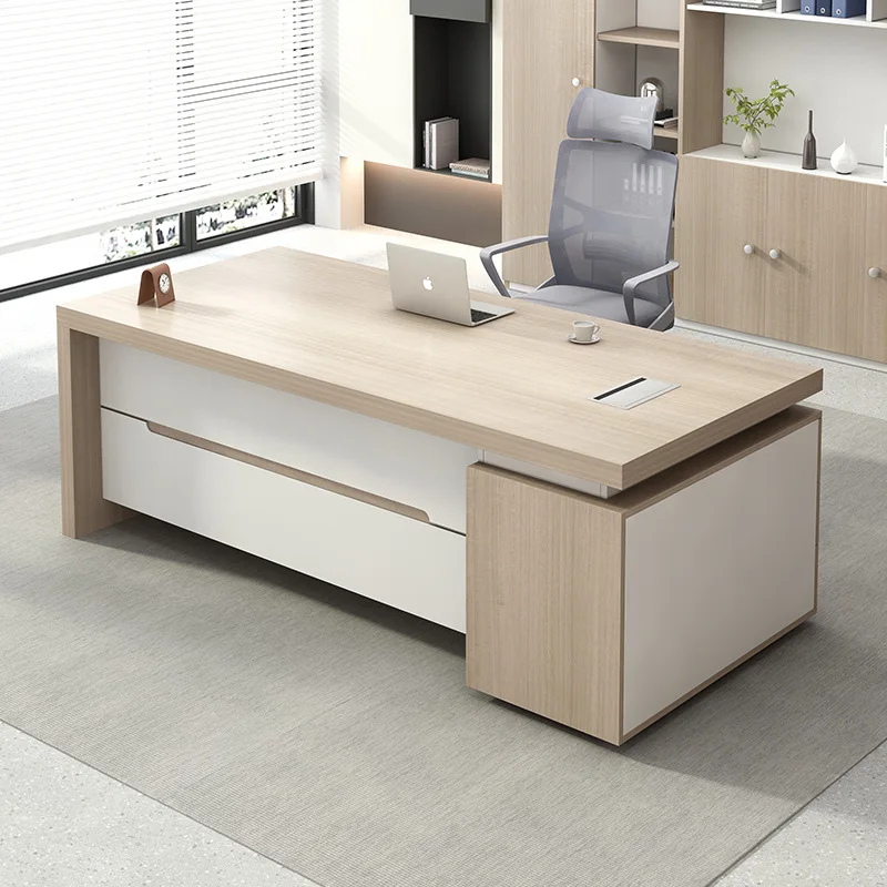 Berkson boss desk office simple modern single financial desk supervisor manager chair class