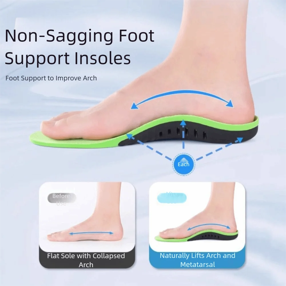 

Высокоэластичные ортопедические стельки с регулируемой резьбой, подушечка для свода стопы X/O, коррекция ног, спортивная поддержка свода стопы, поддержка плоской свода стопы