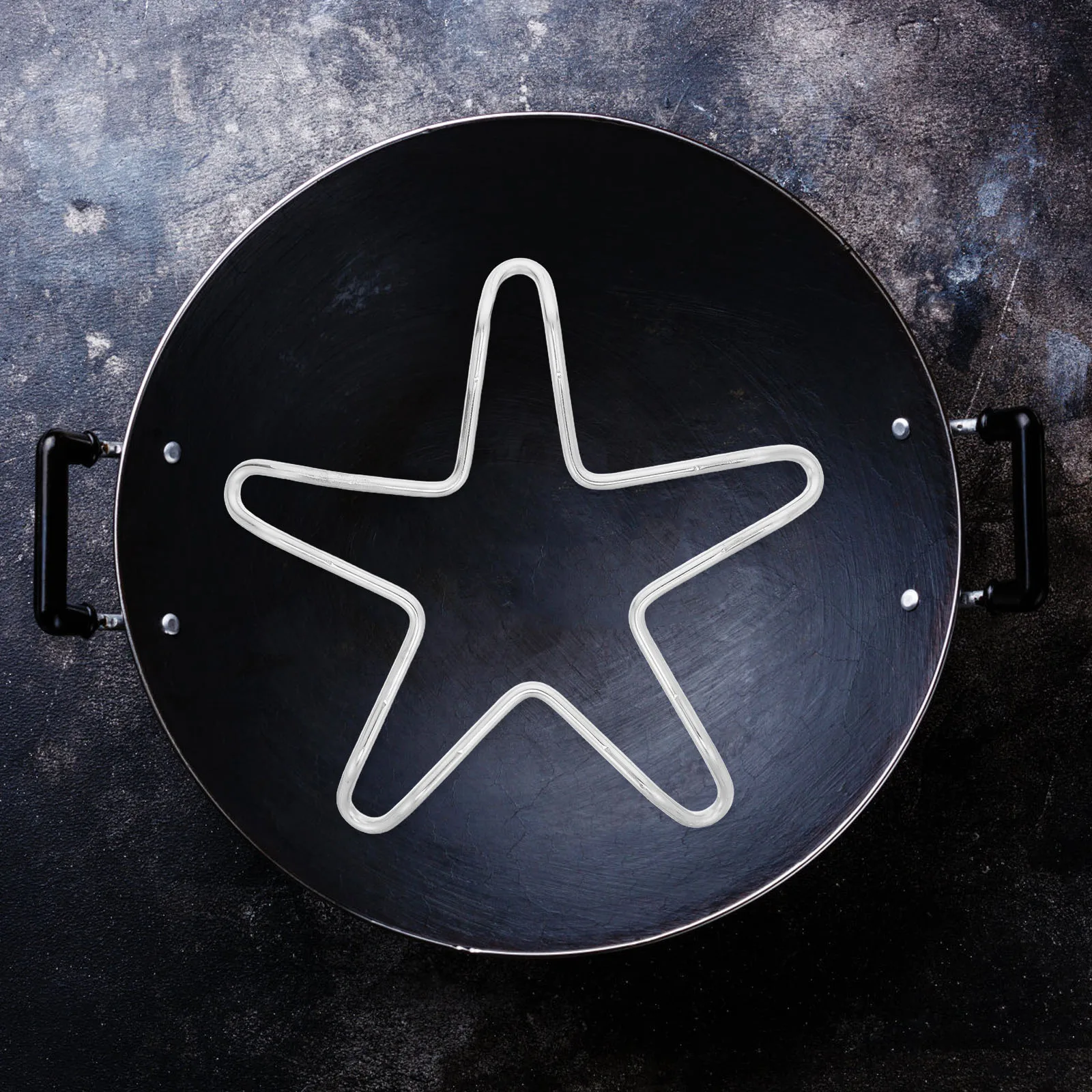

Stainless Steel Gas Stove Rack Heat Resistant Oil Resistant Small Pan Support Stand Skid Proof Easy Clean Non Rust Long