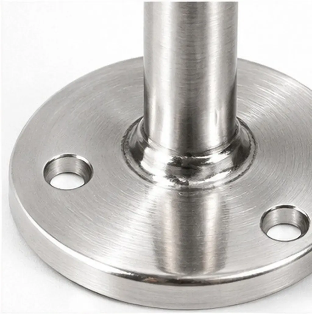 6PCS Heavy-Duty Stainless Steel Closet Rod Supports for Wardrobe, Bedroom, Bathroom & Kitchen Clothes Hanging