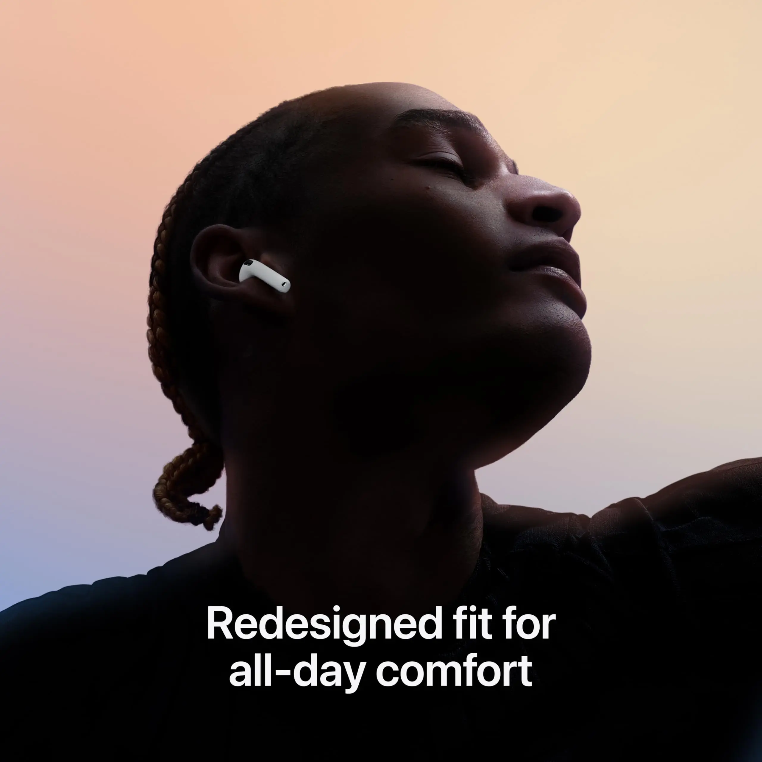 Apple AirPods 4 Wireless Earbuds, Bluetooth Headphones, with Active Noise Cancellation, Adaptive Audio, Transparency Mode, Personalized Spatial Audio, USB-C Charging Case, Wireless Charging, H2 Chip