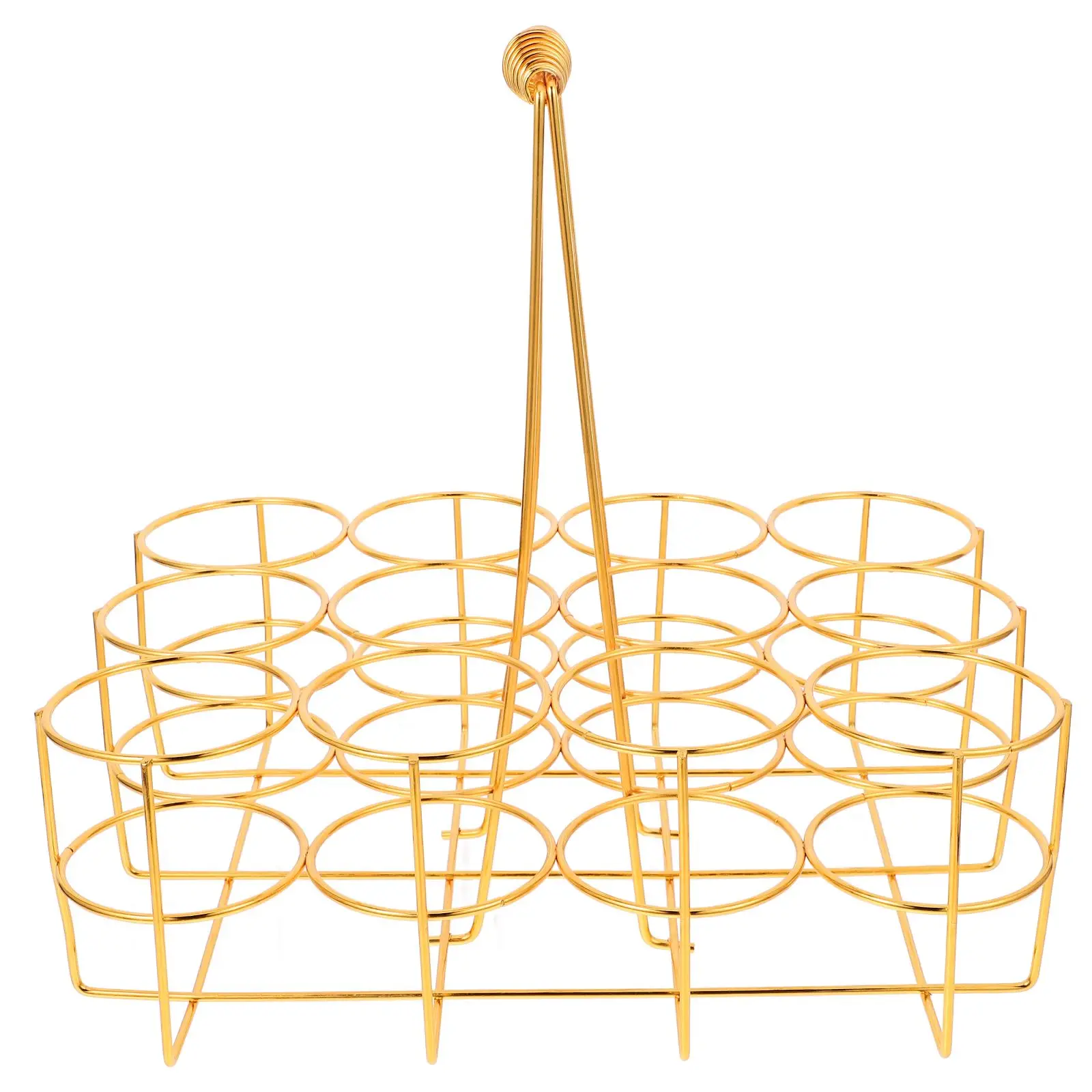 

Beer Storage Rack Practical Basket Holder Portable Design Long Use Bottle Crate Iron Stand Kitchen Facility