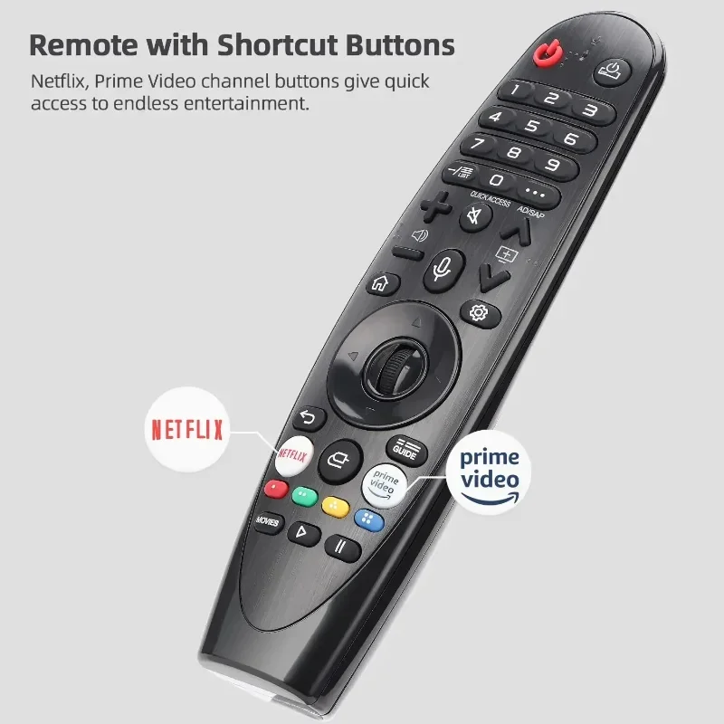 Voice Magic Remote AKB 75855501   Dla LG Smart TV uniwersalny magiczny pilot zamiennik AN-MR20GA MR19BAMR18BA MR650A funkcja wskaźnika