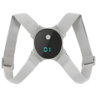 USB Rechargeable Posture Corrector Smart Back Shoulder Trainer with Vibration Alerts, Adjustable Straps Lightweight Comfortable
