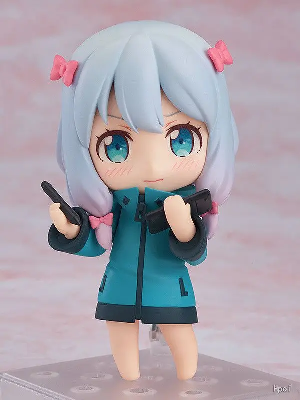 100% Original:Eromanga Sensei Sagiri Izumi Q version figma PVC Action Figure Anime Figure Model Toys Figure Collection Doll Gift