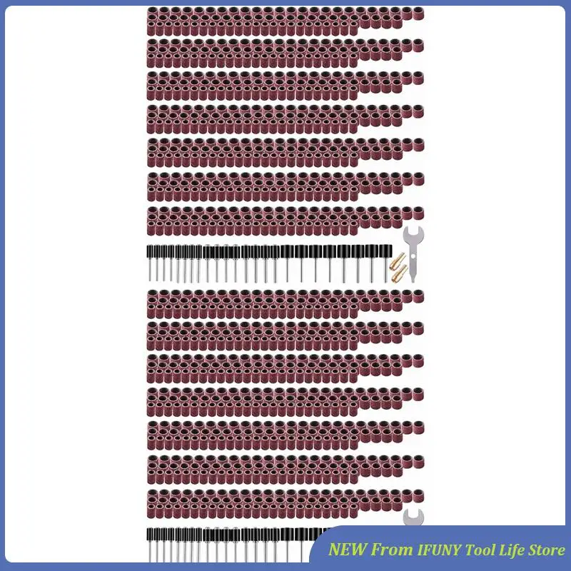 

1062 Pcs Grinding Drum Set, Grinding Machine Sockets Drum Cores Self-Tightening Drill Bits For Dremel Rotary Tools New