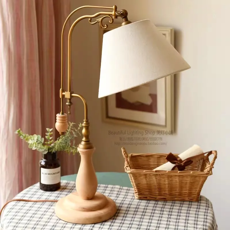 

Nordic modern simple white cloth art table lamp Bedside Lamp Retro wave creative LED table lamp free shipping