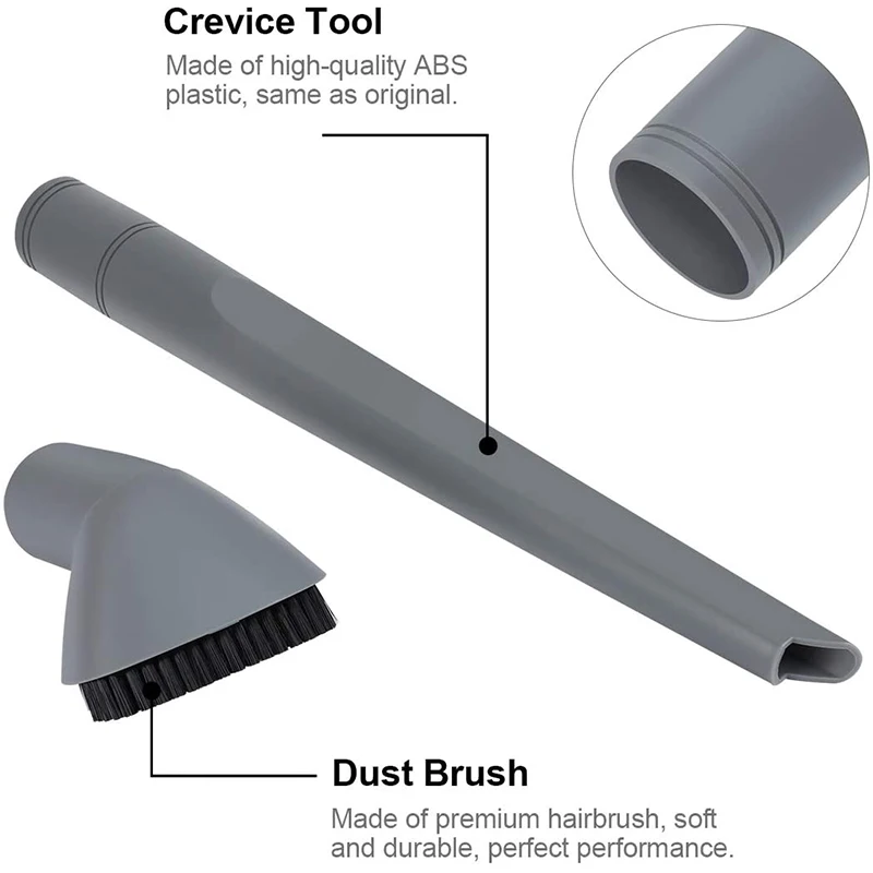 

Crevice Tool And Dust Brush For Shark Navigator Lift-Away Vacuum Cleaner, Fits Models NV350, NV352, NV355, NV356E, Compare To Pa