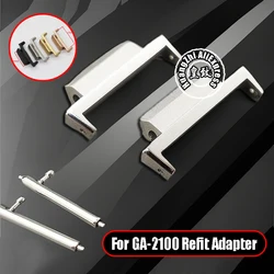 22mm Stainless Steel Adapter For Casio G-Shock GA2100 GA-2100 GAB2100 GM2100 Watchband Quick Release Refit Connector Accessories