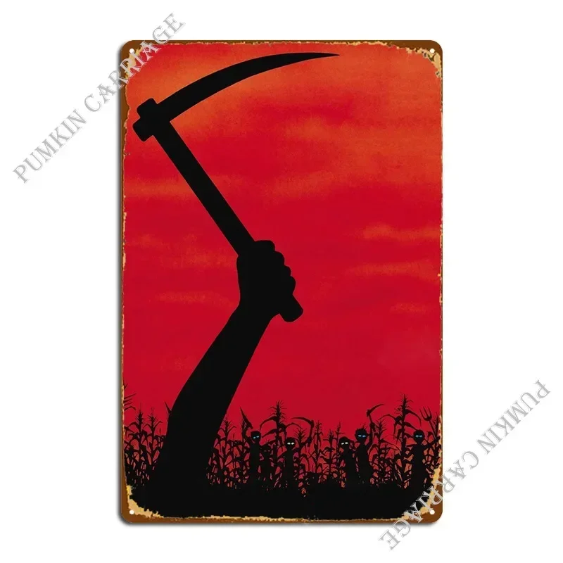 

Horror Movie Metal Plaque Poster Funny Garage Wall Cave Tin Sign Poster