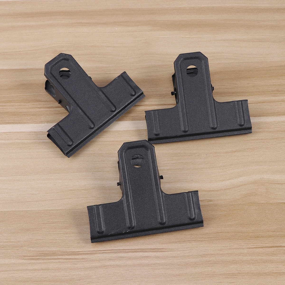 

10 pcs Metal Clips Strong Binder Metal Binder Paper File Clamps Small Thick Office Use