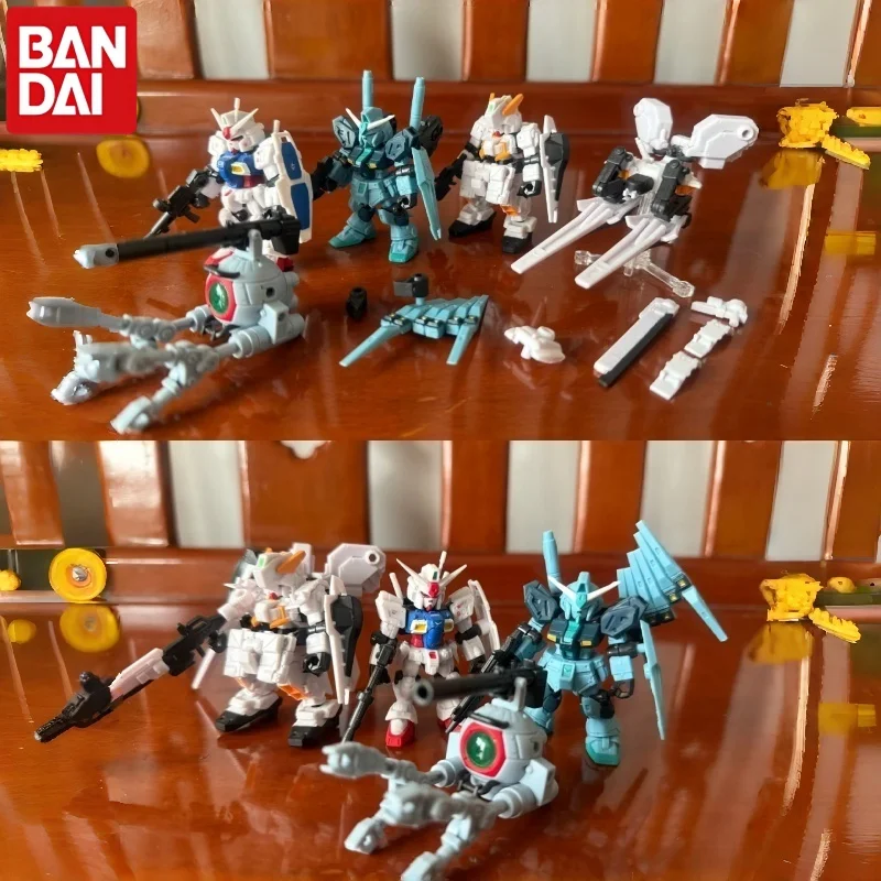 

Оригинальные игрушки Bandai Gundam MSE21 Gashapon GP01 RX-93 Hi-v Hazel TR-1, аниме-фигурка, модель, украшение, детские подарки