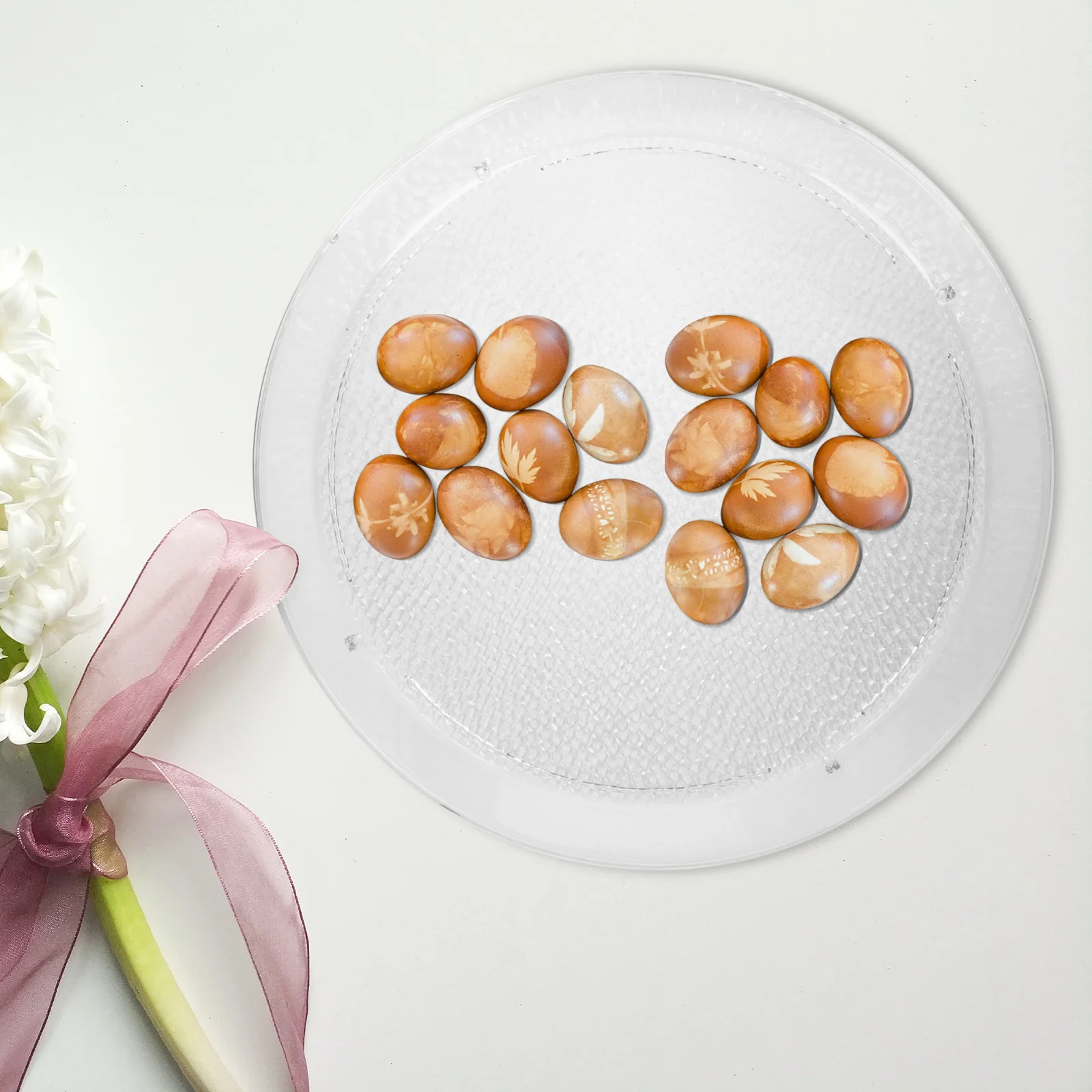 

Round Plastic Tray for Fruit Home Storage Desktop Organizing Sundries Serving Decorative Teaware Jewelry Display