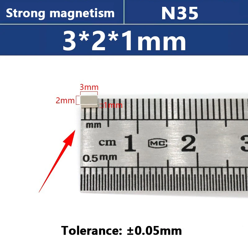 3x2x1 4x3x1 5x5x1 6x4x2 mm Starke Runde Magnete für Kühlschrank, DIY-Projekte, Wissenschaft & Bürogebrauch Kühlschrankmagnet Magnetischer Haken – Detail 2