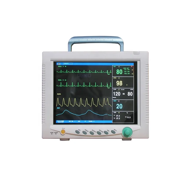 Veterinary Multi-parameters Handheld Pet Hospital Clinic Vital Sign Blood Pressure Vet Patient Monitors with Anesthesia Machine