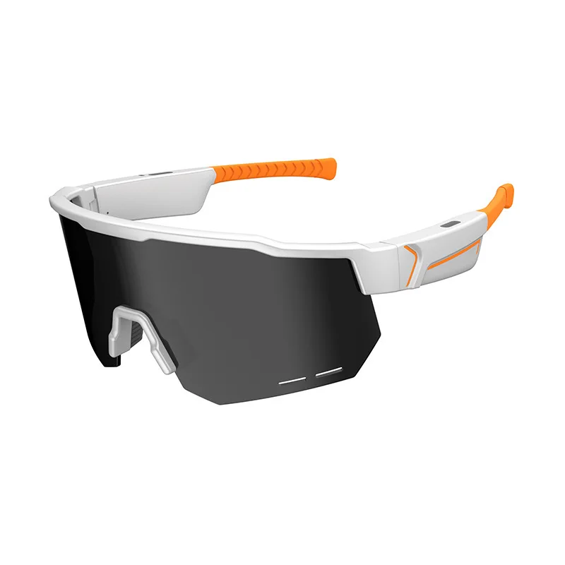 Smart Cycling Audio Sunglasses with Dual Mic Noise Reduction for Music, Calls & One-Touch Voice Control UV400 Protection