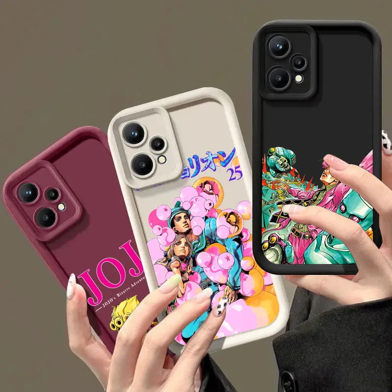 

JoJos Bizarre Adventure Phone Case For Realme 8 9 11 14 12 13 Pro Plus C31 C33 C35 C53 C55 C63 C65 C67 C71 C75 GT 3 6 NEO5 Cover