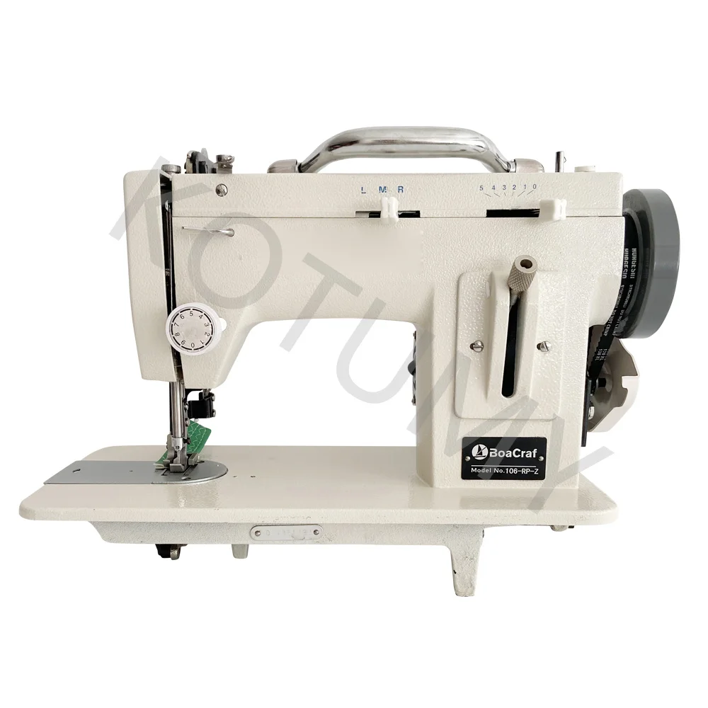 Electric Portable Thick Material Sewing Machine Walking Foot Zigzag Stitch 9inch Arm Leather And Heavy-Duty Sewing Machine