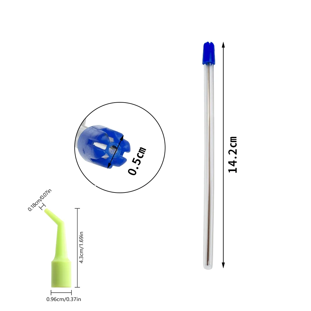 10/20 PCS Dental Disposable Saliva Ejector with Angled Conversion Suction Tips Oral Saliva Suction Tube for Dental Clinic