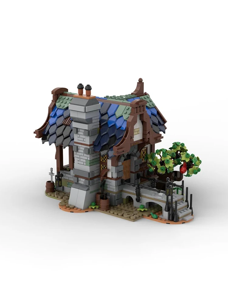 

Вид на улицу 79655, строительные блоки из мелких частиц, средневековый дом, здание, модель дома, игрушка, детская рождественская головоломка gi