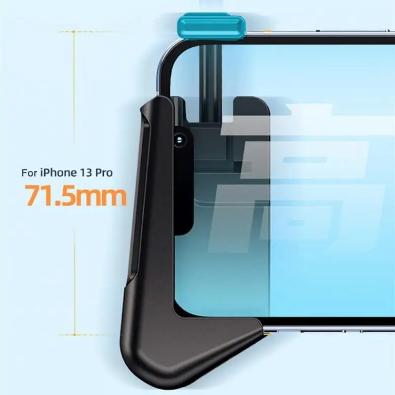 Phone Game Controller Phone Holder Auxiliary Artifact For Iphone Samsung Huawei Mobile Game Handle Game Trigger Portable 2 In 1