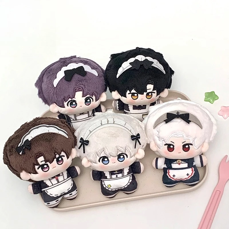 

Love and Deepspace Maid Series Rafayel Xavier Zayne Sylus Caleb 10cm Printed Nunu body Dolls Game Peripheral