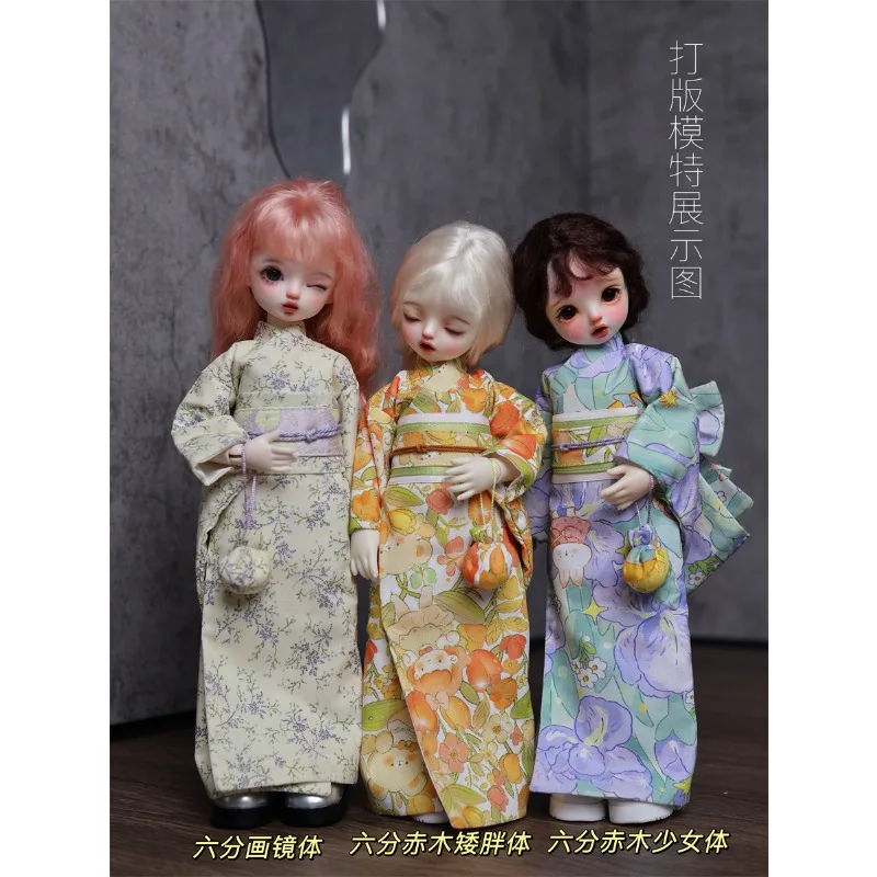 1/4 1/6 Mini 1/6 BJD Ob24 Blythe Sweet Kimono Serie Rock Taillenabdeckung Tasche Set Modell Actionfiguren Zubehör Dekoration – Detail 5