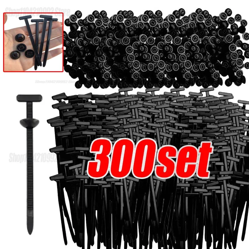 100/50/20pcs Zip Nylon Tie Wrap Cable Fixed Fastener Clips Car Hose Fastening Zip Strap Self-Locking Reusable Nylon Cable Ties image 2