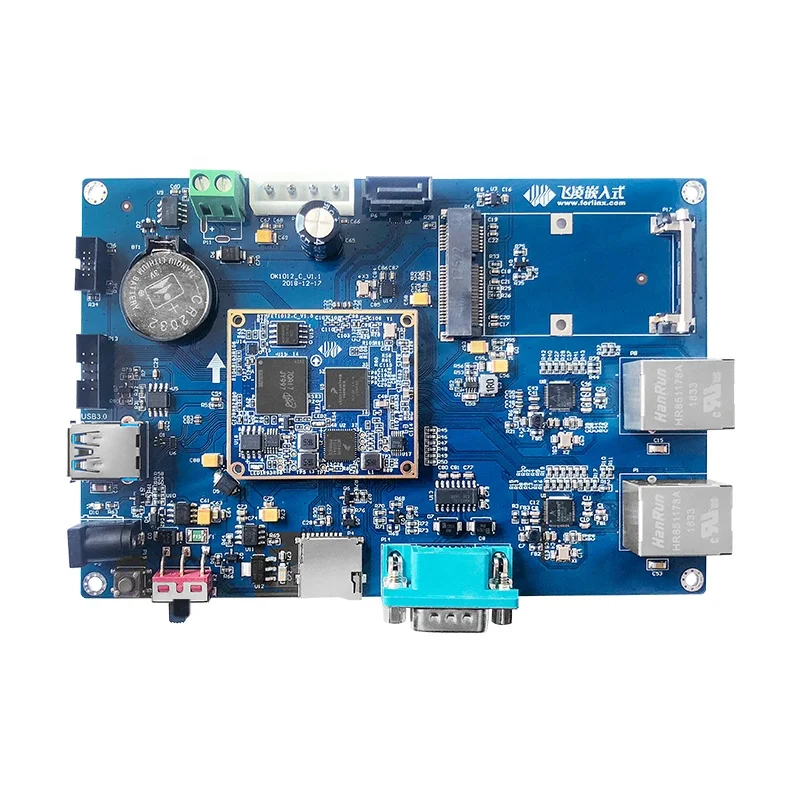 LS1012A Ubuntu Development Board with on-board USB3.0 SATA PCIe Ethernet UART for NAS IoT Router Applications