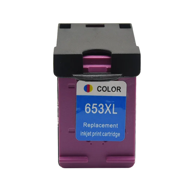 Remanufactured Ink Cartridge for HP 653 653XL HP653 XL Replacement  DeskJet Ink Advantage 6075 6475 Printer