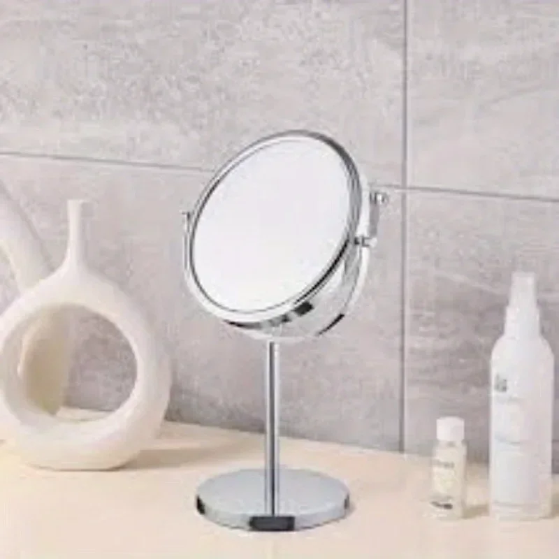 1pc Reversible Mirror 360°Rotating Cosmetic Mirror Single-sided Magnifying Glass Suitable For Portable Make-up On The Go