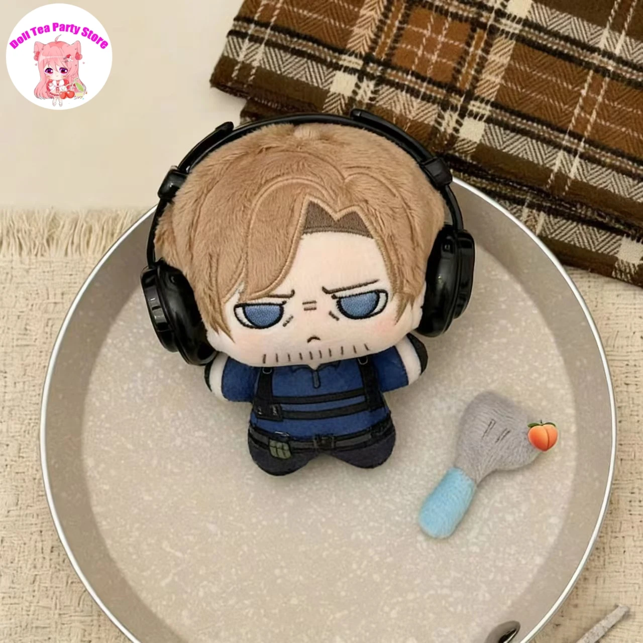 Anime Attributes Kawaii Plush Stuffed Cotton Doll Starfish Body Toys Doll Pendant Cosplay Fans Bag Key Chian Plushie