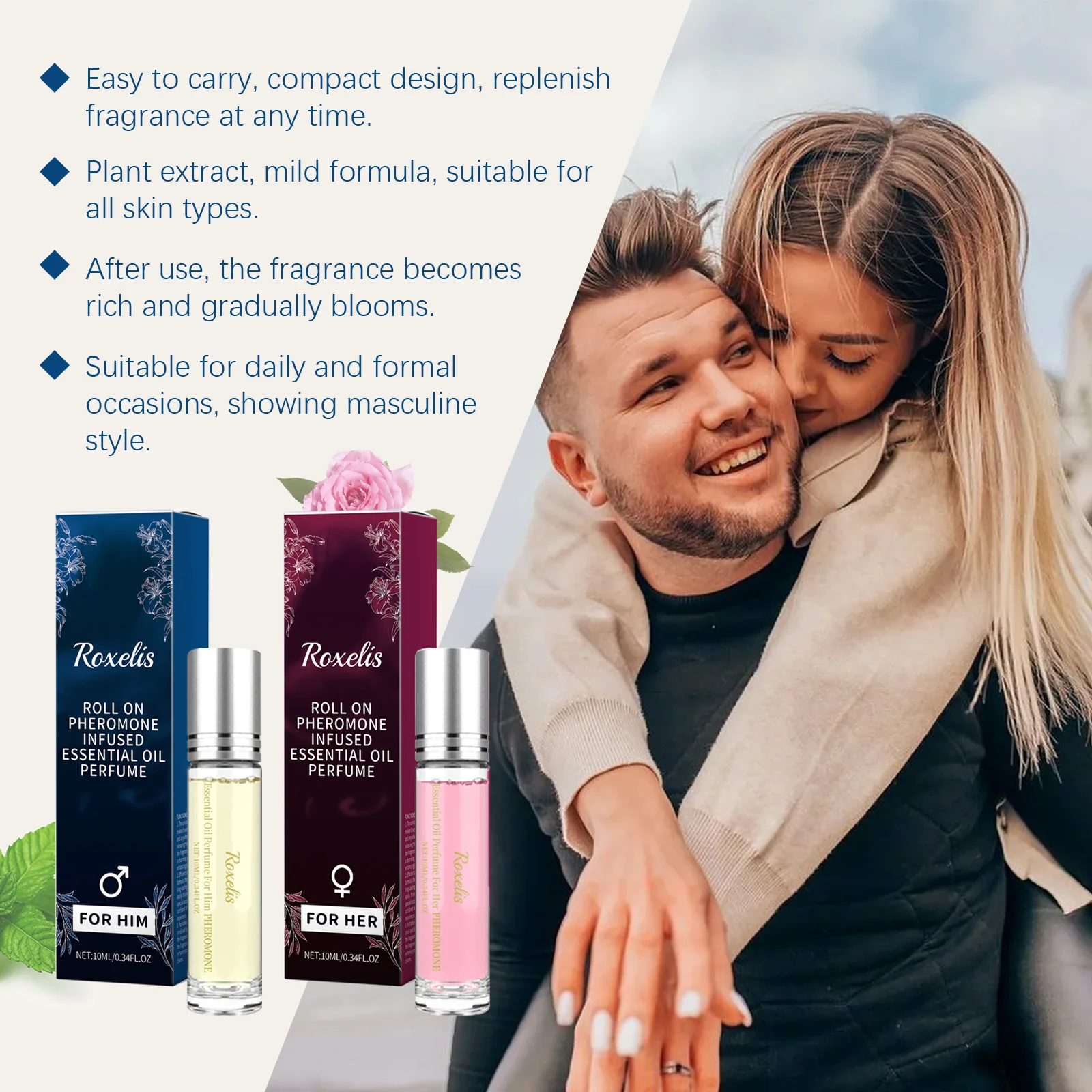 Pheromone Perfume Oil Lasting Flirting Fragrance Attract The Opposite Sex Sexually Stimulating Intimate Partner Erotic Perfume