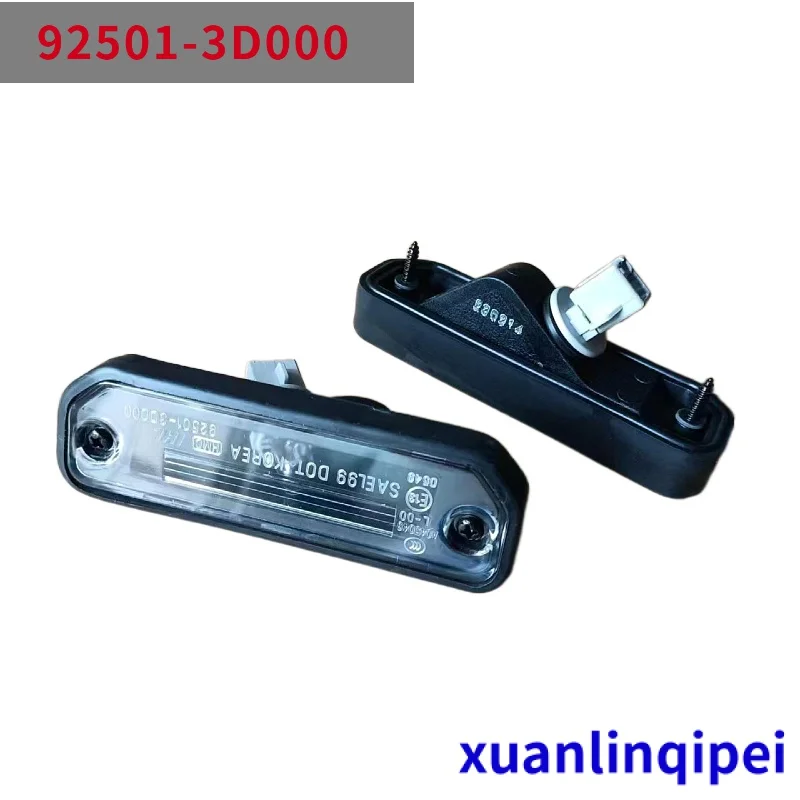 For hyundai Sonata EF Rear tailgate rear license plate light assembly Lampshade Original accessories 925013D000 92501-3D000