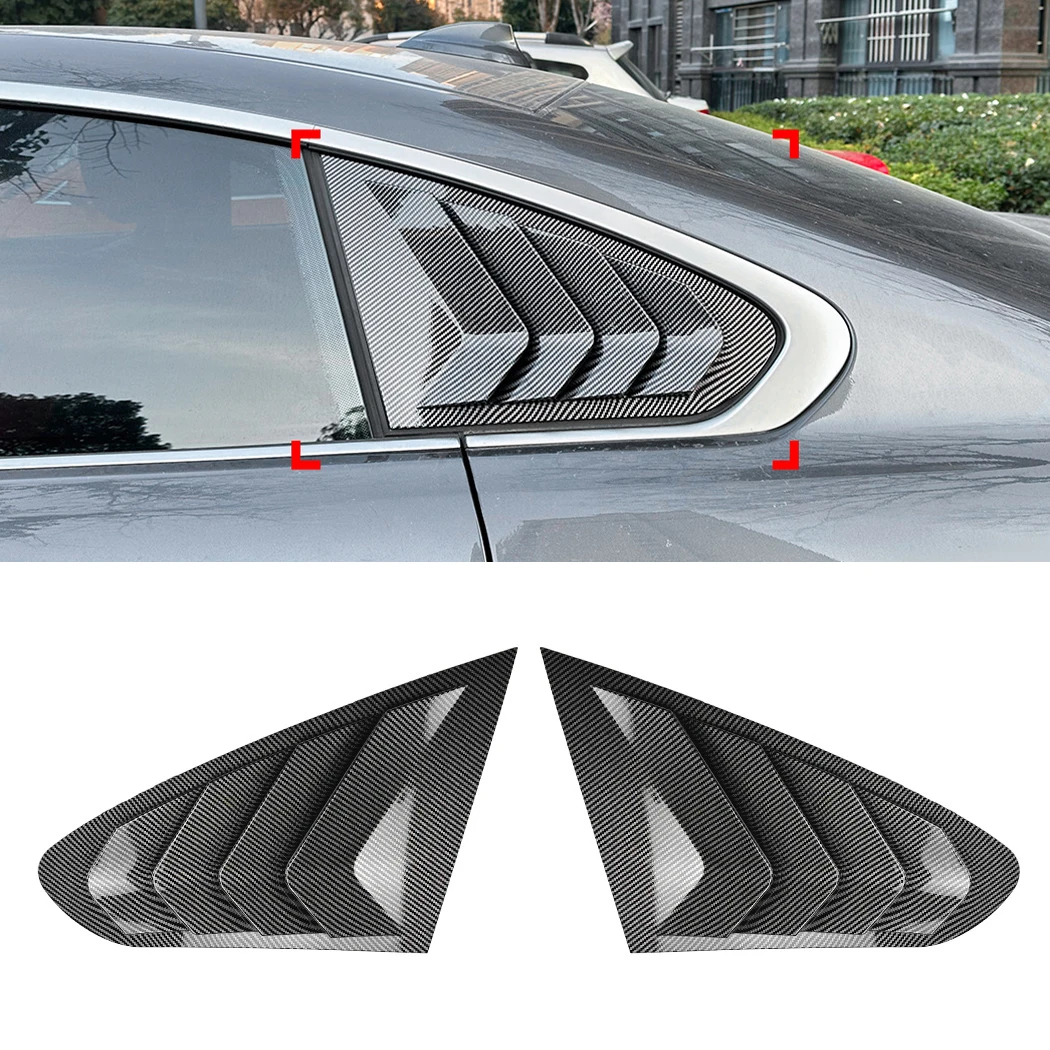 Rear Triangle Window Shade Spoiler Bodykits For BMW 4 Series F36 2014-2020