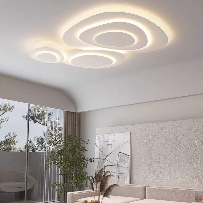 Cloud Larger Ceiling Lamp Modern white round living room ceiling light Bedroom Children Study Room