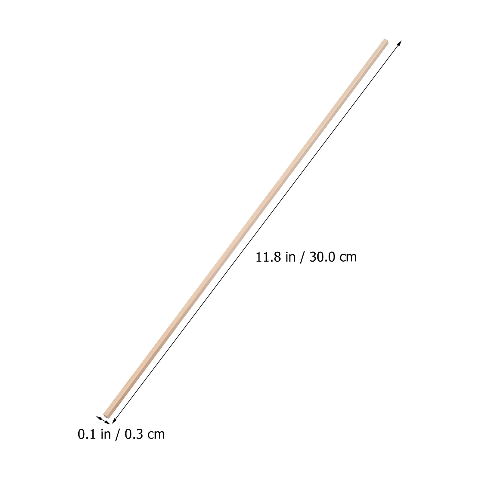 

150Pcs Wood Sticks Square Dowels Unfinished for DIY Crafts Woodworking and Art Projects Wood Strips Dowel Rod Wooden Rod