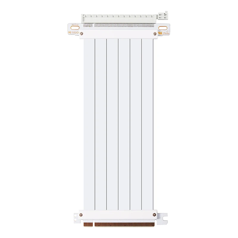 

Кабель-удлинитель PCIe 4.0 (16x) для видеокарт, металлический, полноразмерный, экранированный, для расширения портов PCI Express, для использования с компьютером