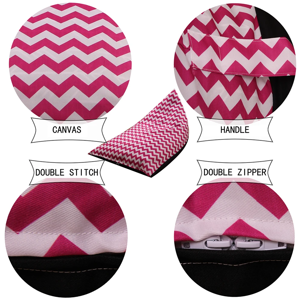 With Handle Stuffed Toys Pouch Beanbag Stotage Bag Home Large Capacity Chair Sleeve Living Room Bedroom Fashion Multifunctional